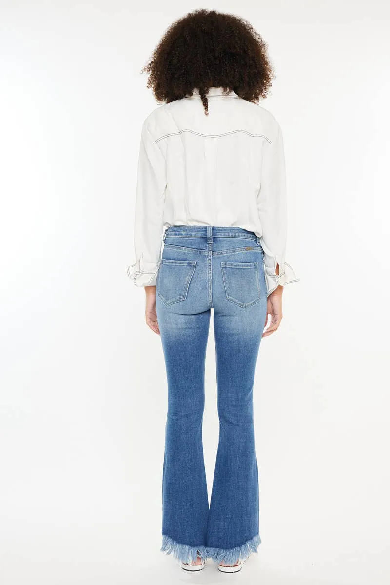 Medium High Rise Bootcut Stone Wash Kancan Jeans
