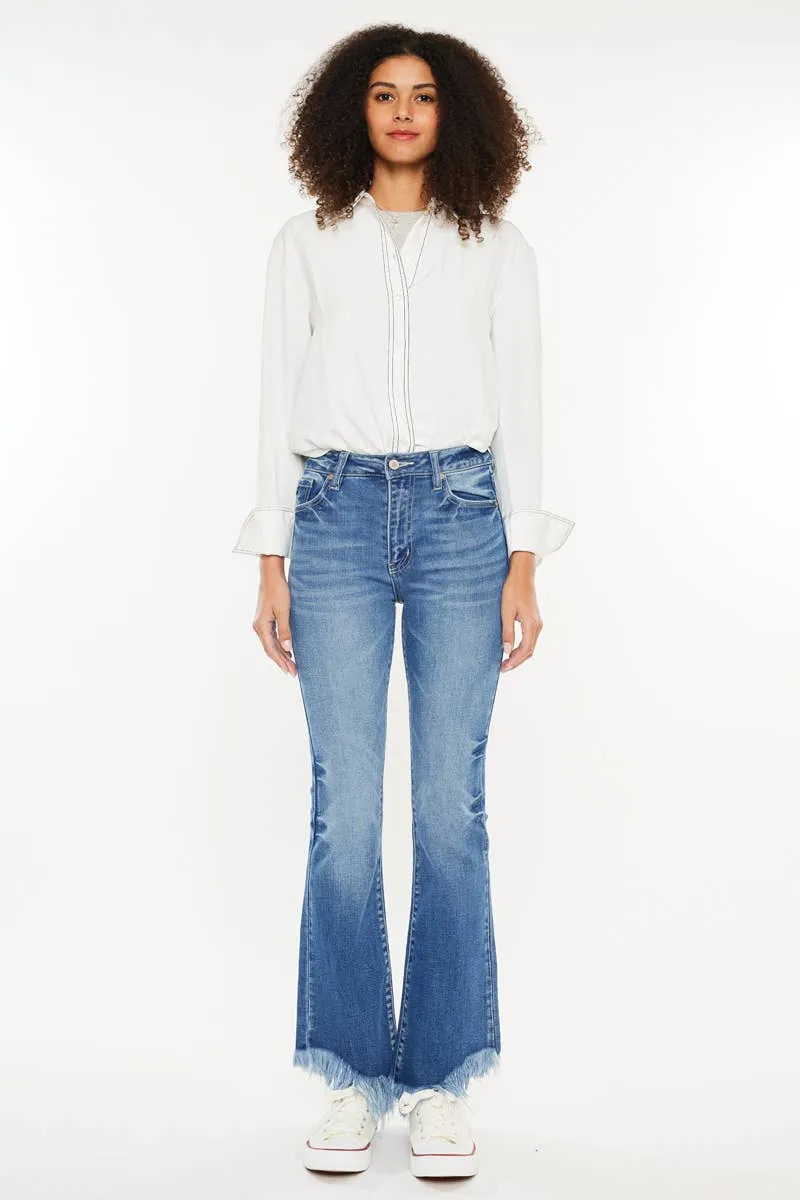Medium High Rise Bootcut Stone Wash Kancan Jeans
