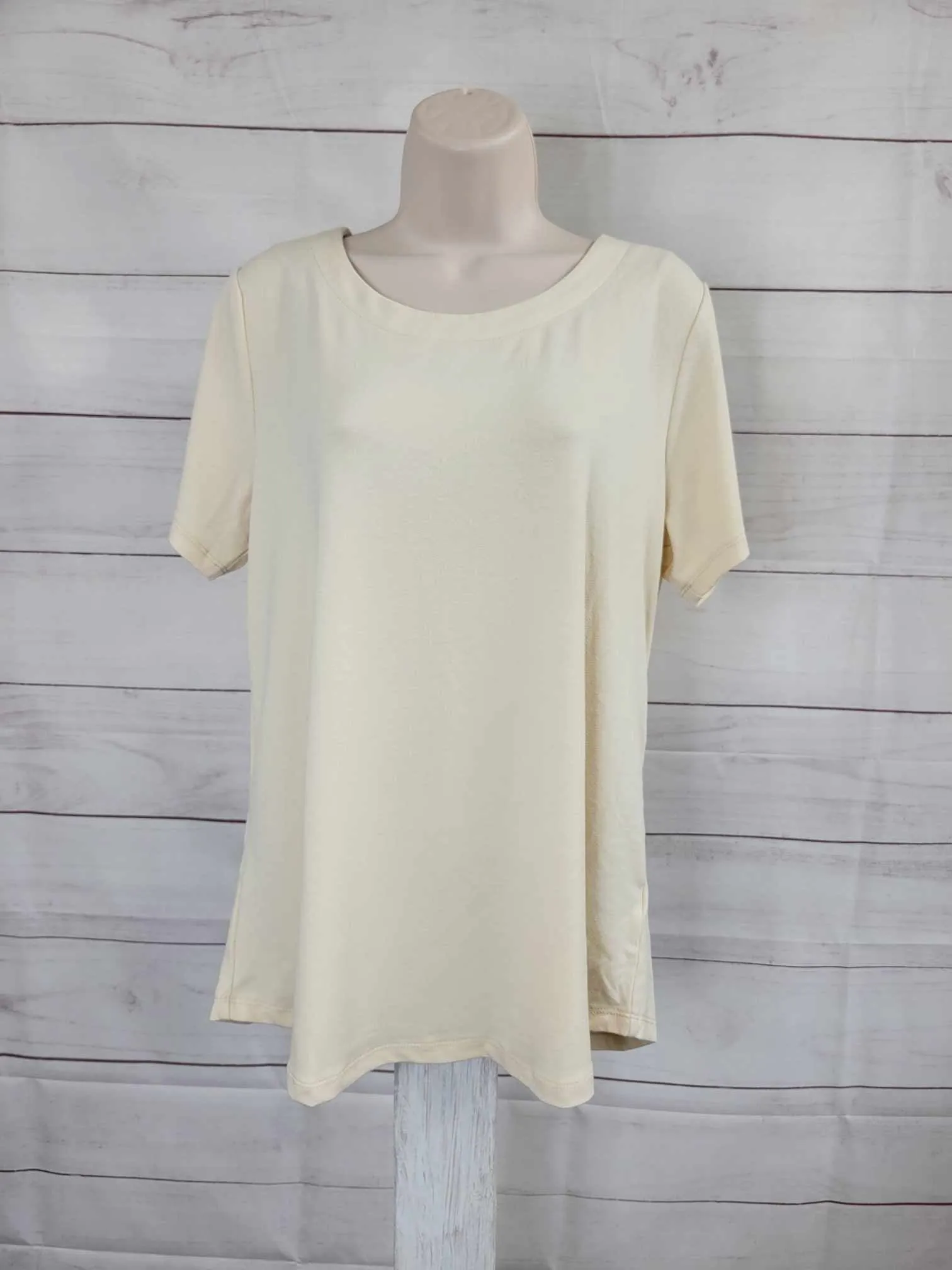 MEDIUM SAND A596384 AnyBody Textured Jersey Top