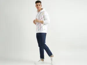 Mens Long Sleeve Stripe Sweatshirt