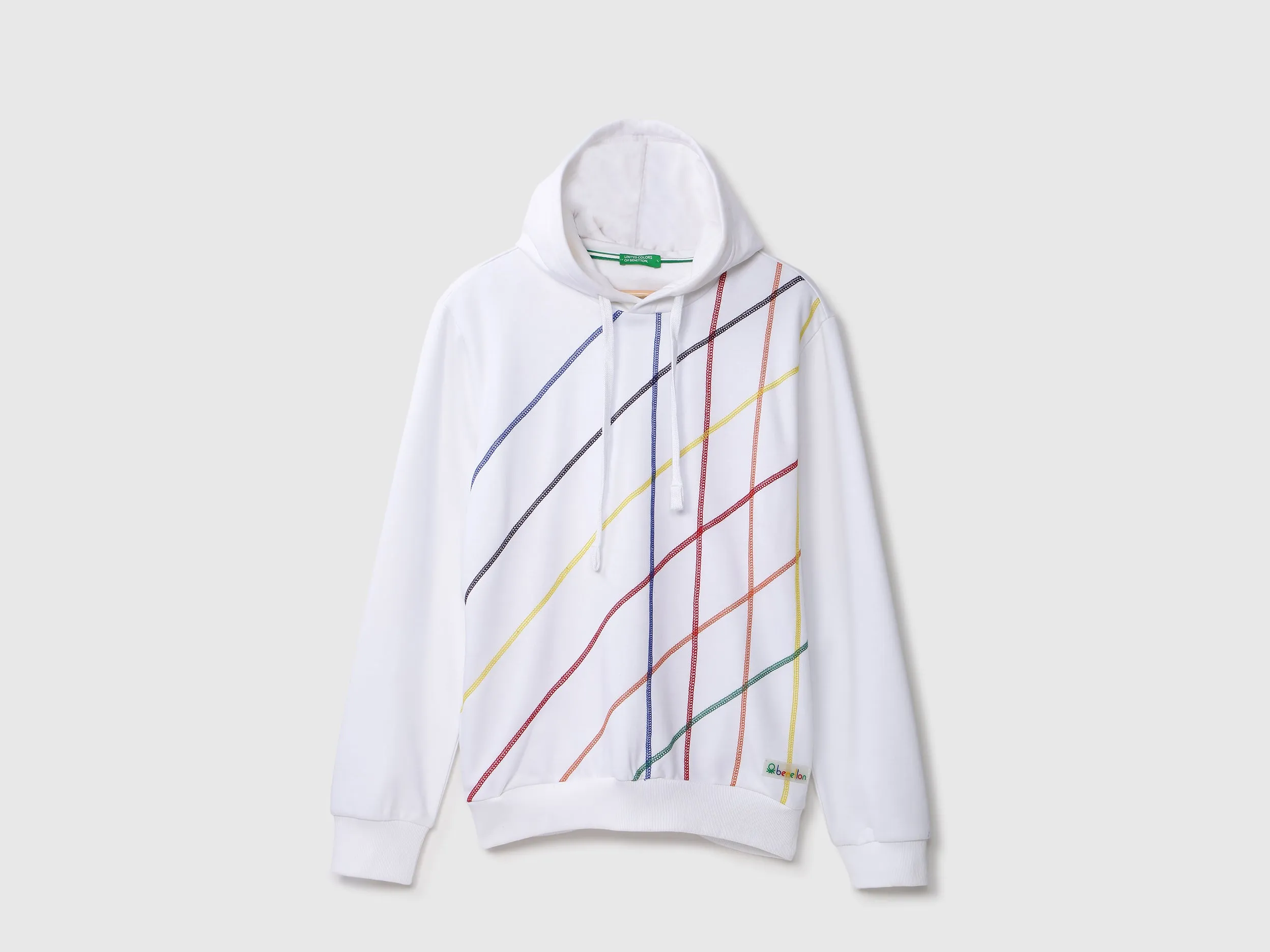 Mens Long Sleeve Stripe Sweatshirt