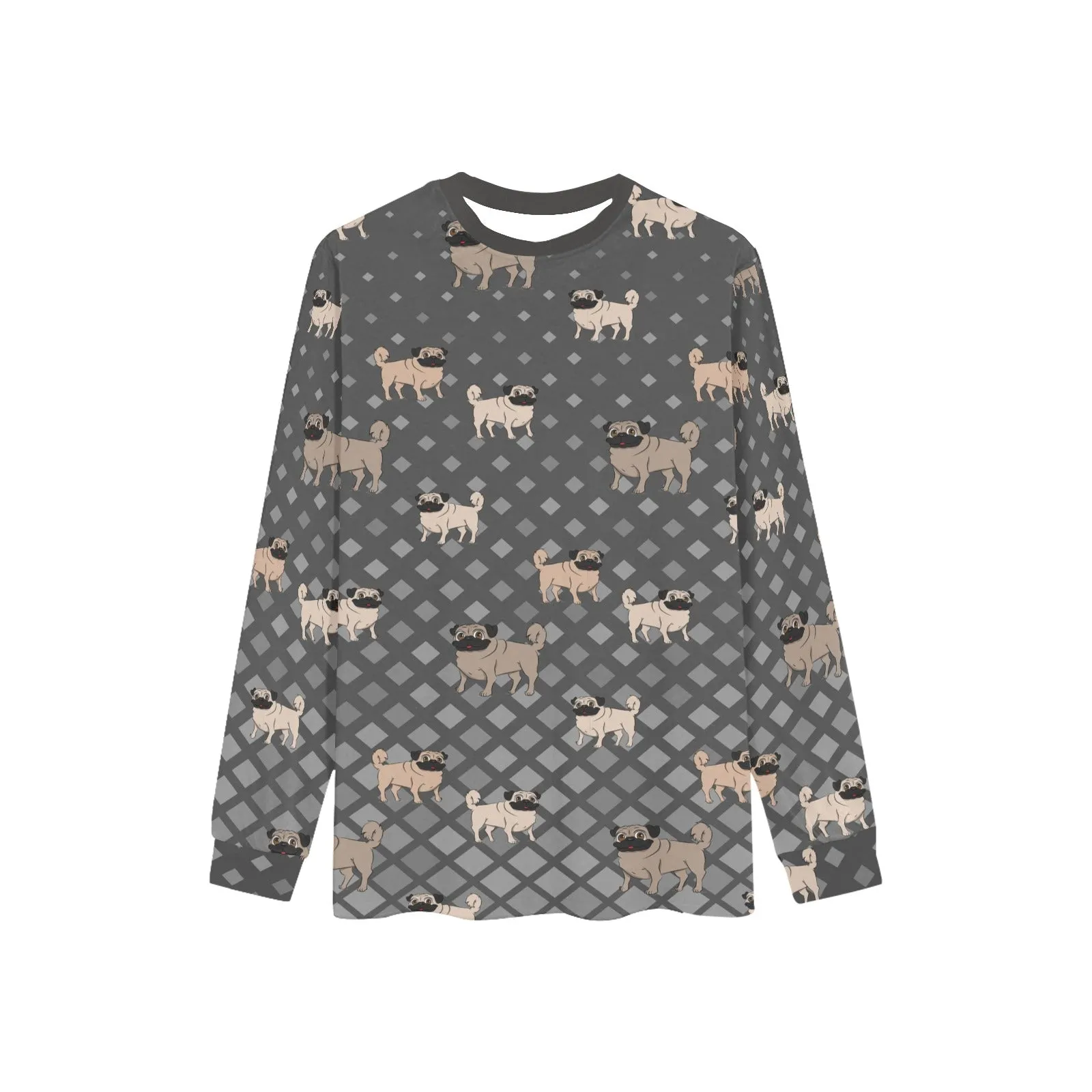 Men's Pug Long PJ Top