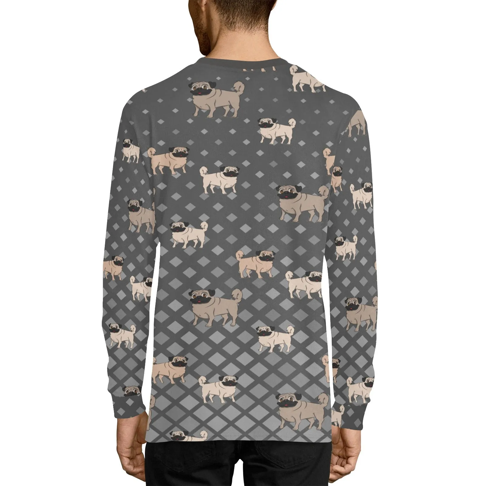 Men's Pug Long PJ Top