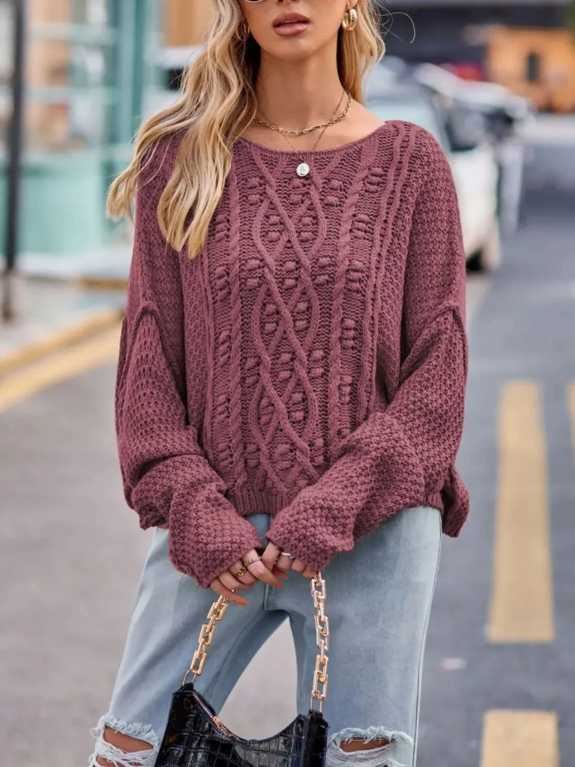 Mia Michelle - Knitted sweater