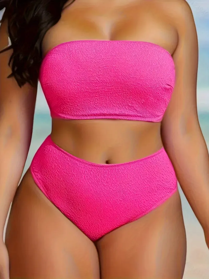 Miami Plus Size Two Piece Bikini Swim Set
