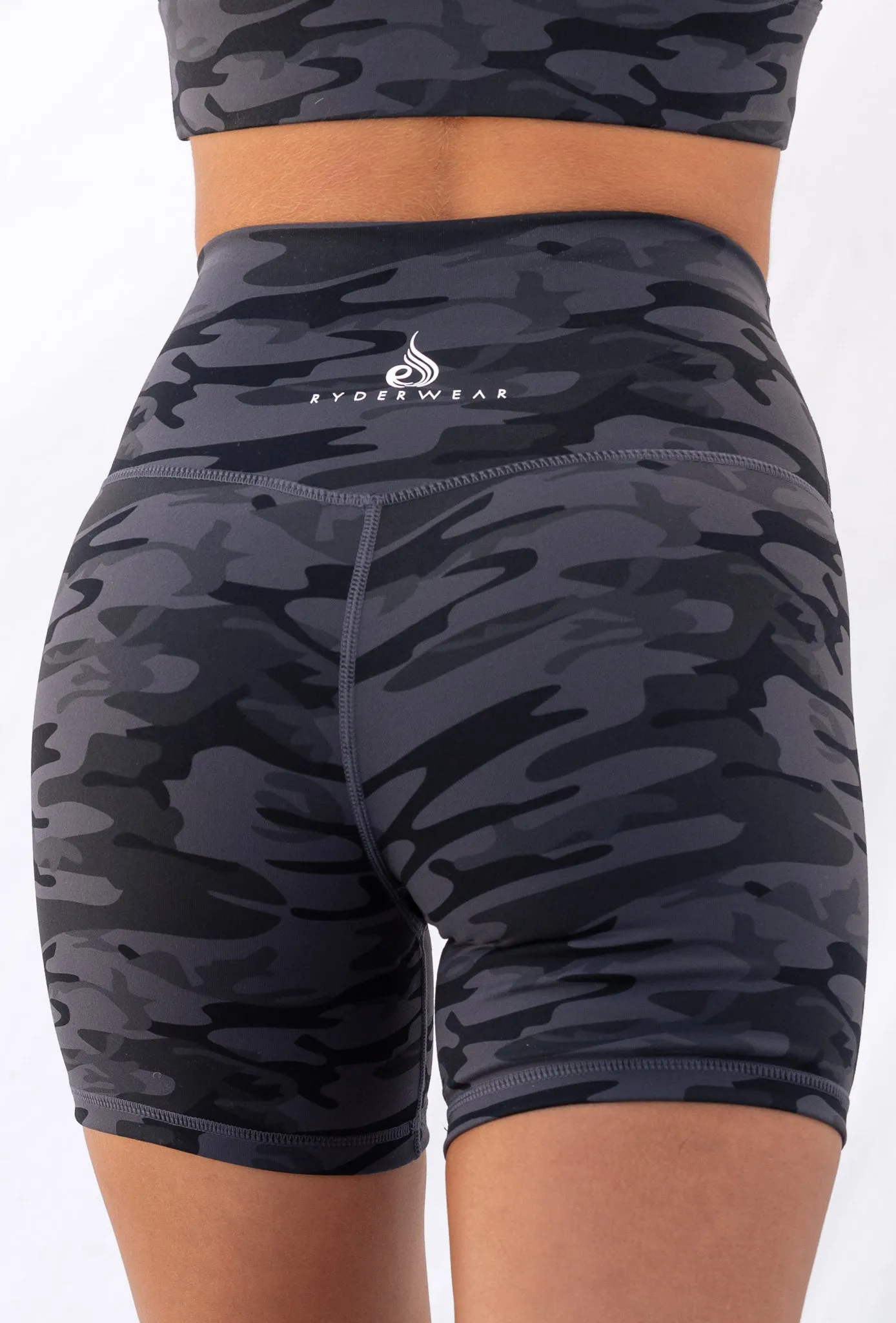 Mid Length Short - Black Camo