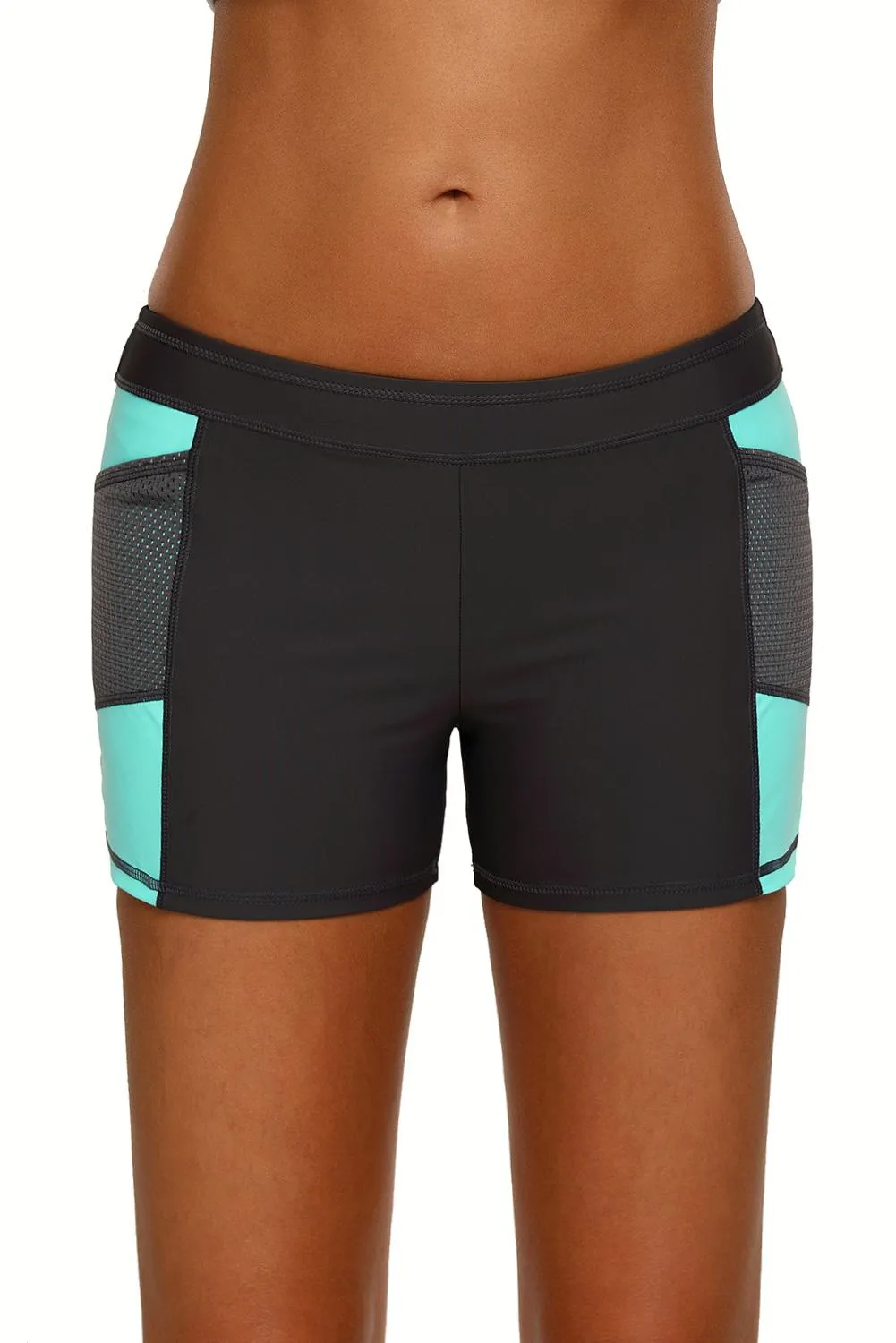 Mint Side Mesh Insert Sports Boardshort