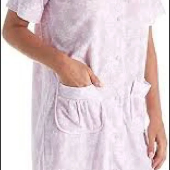 Miss Elaine Womens Sleepwear Lounge Short Robe