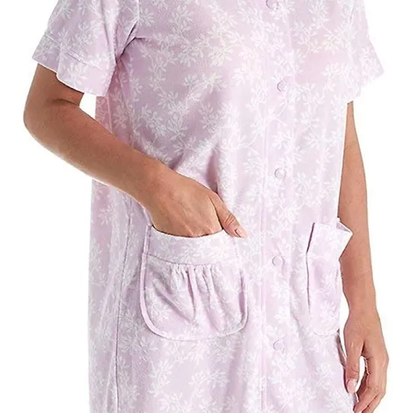Miss Elaine Womens Sleepwear Lounge Short Robe