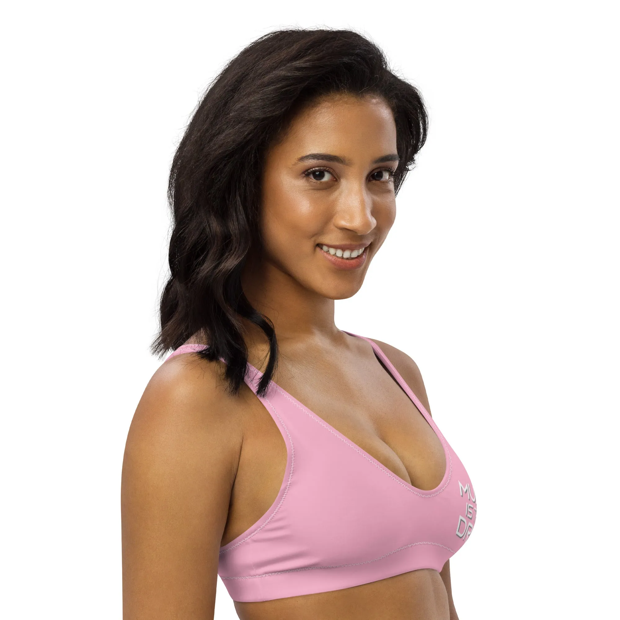 MITD Padded Bikini Top (Light pink)