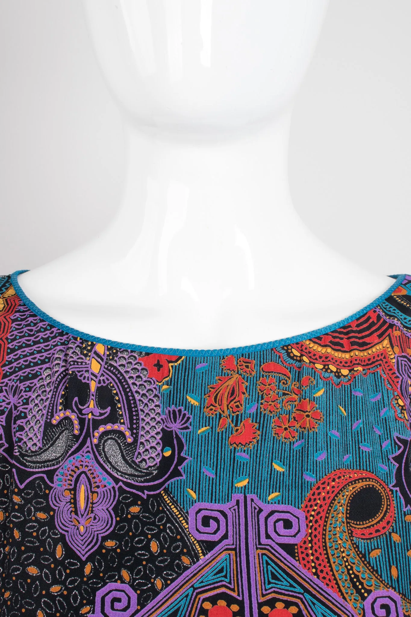 Mixed Paisley Print Tunic