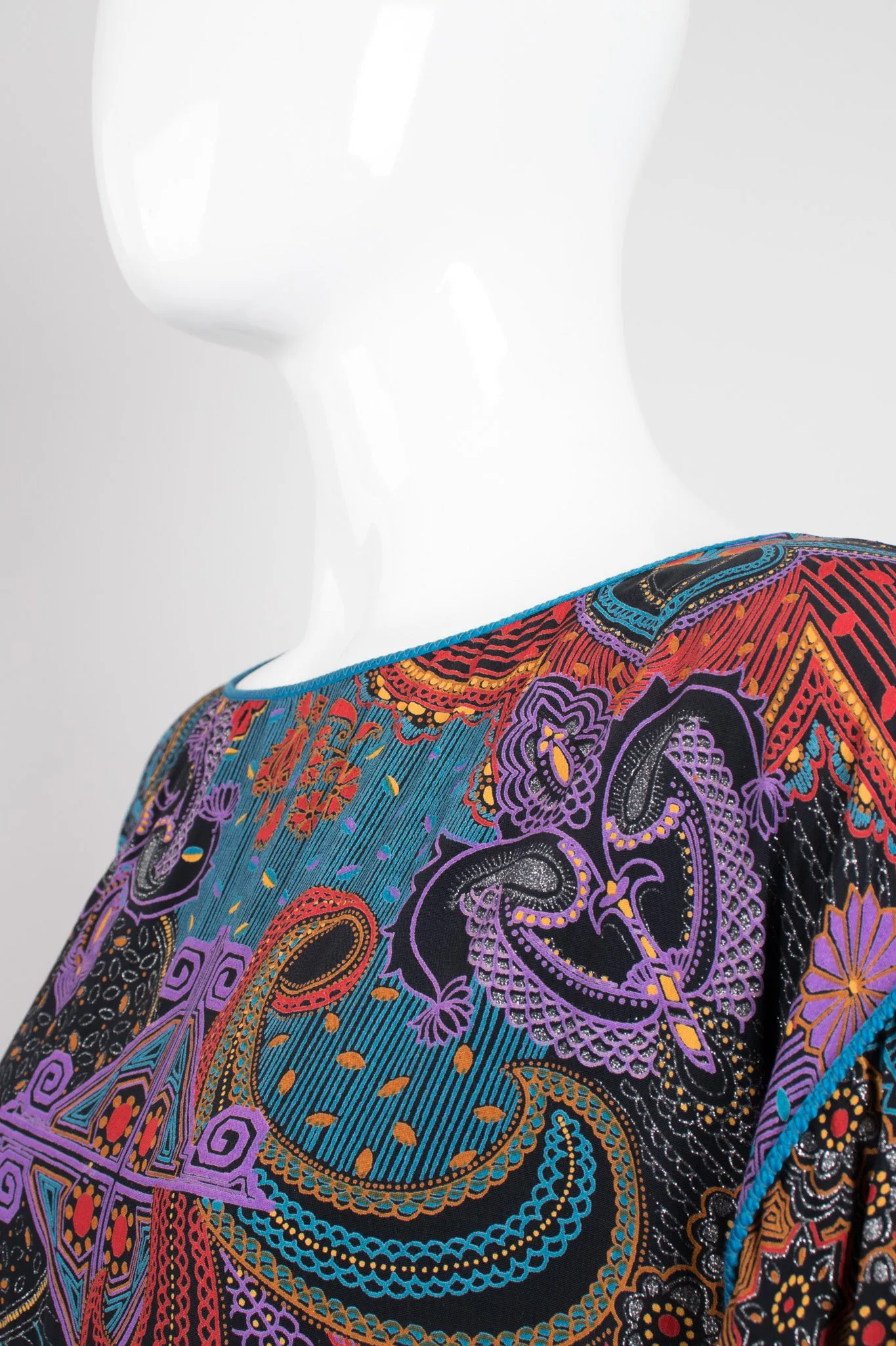 Mixed Paisley Print Tunic
