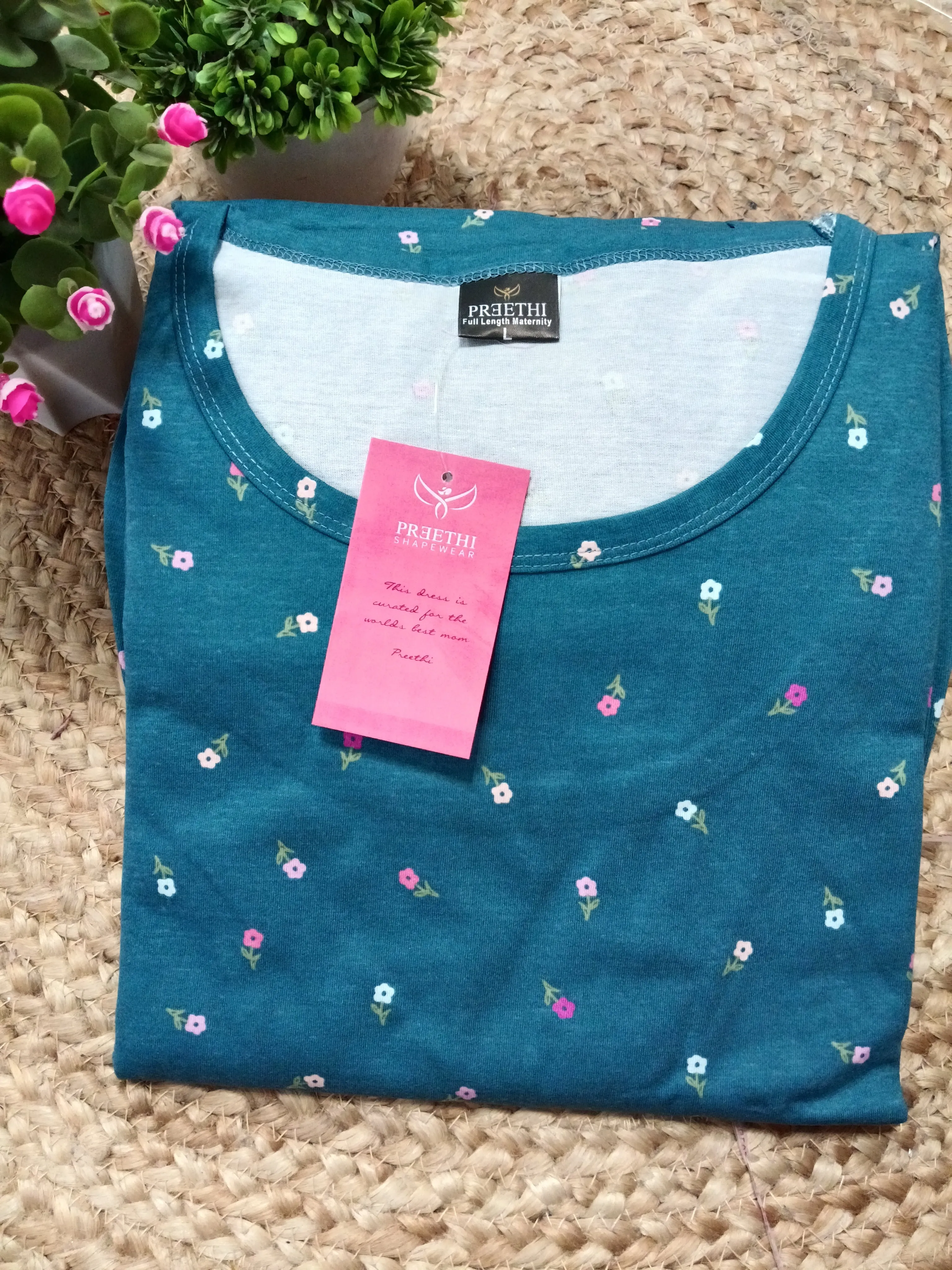 MLW13122 SoftCotton Full Length Maternity Loungewear