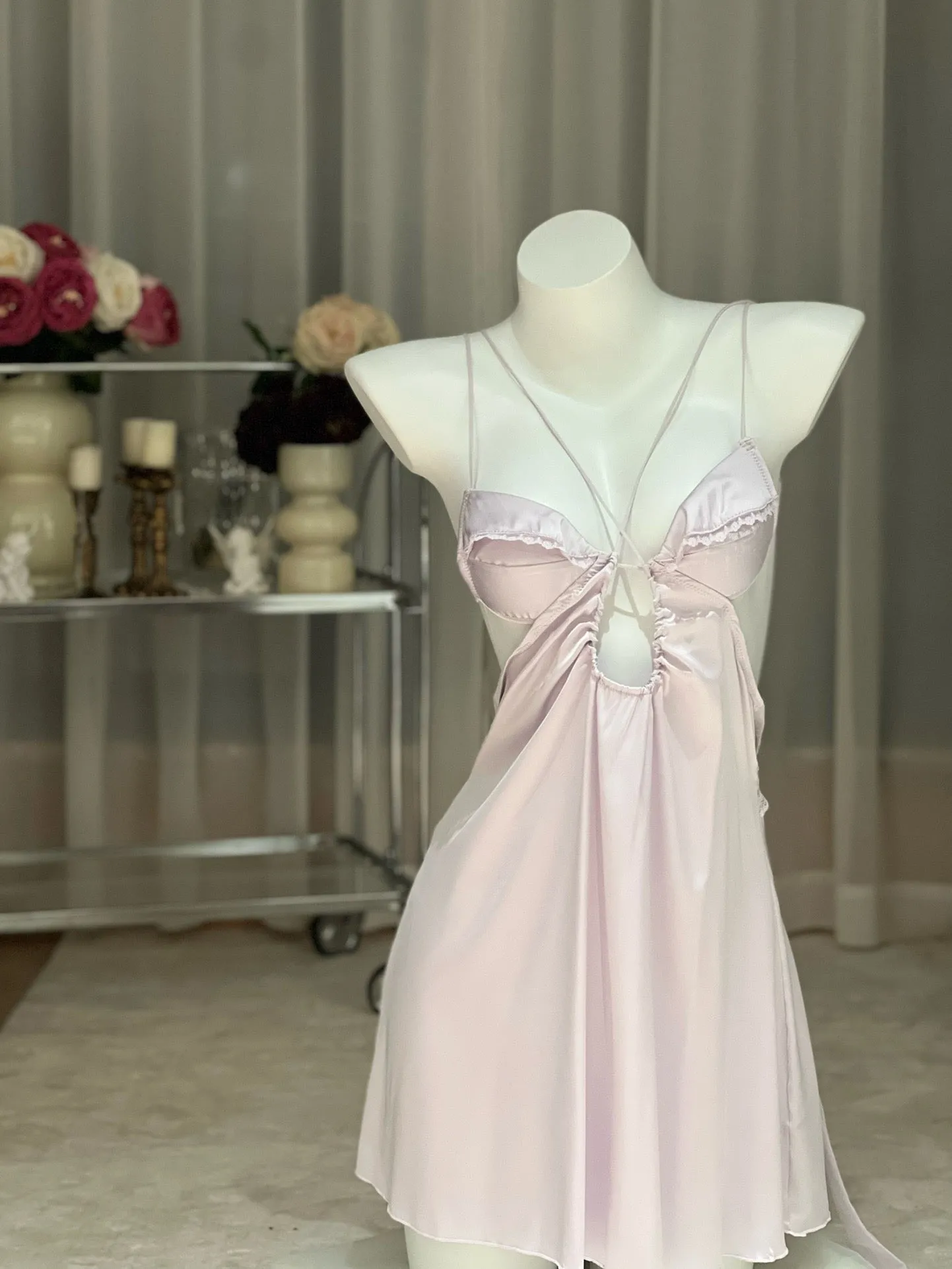 Modern purple Sexy Lingerie dress