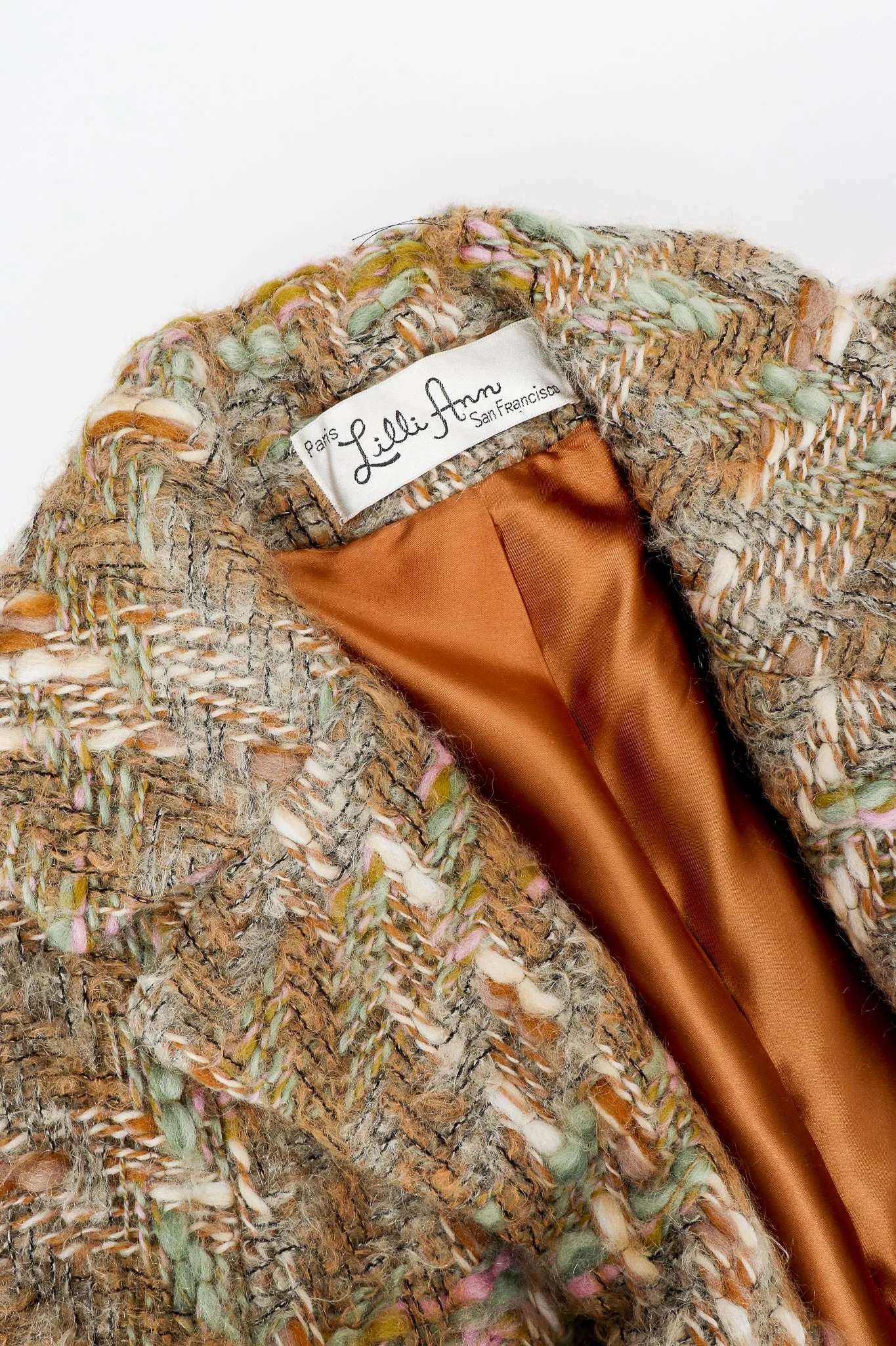 Mohair Bouclé Swing Coat