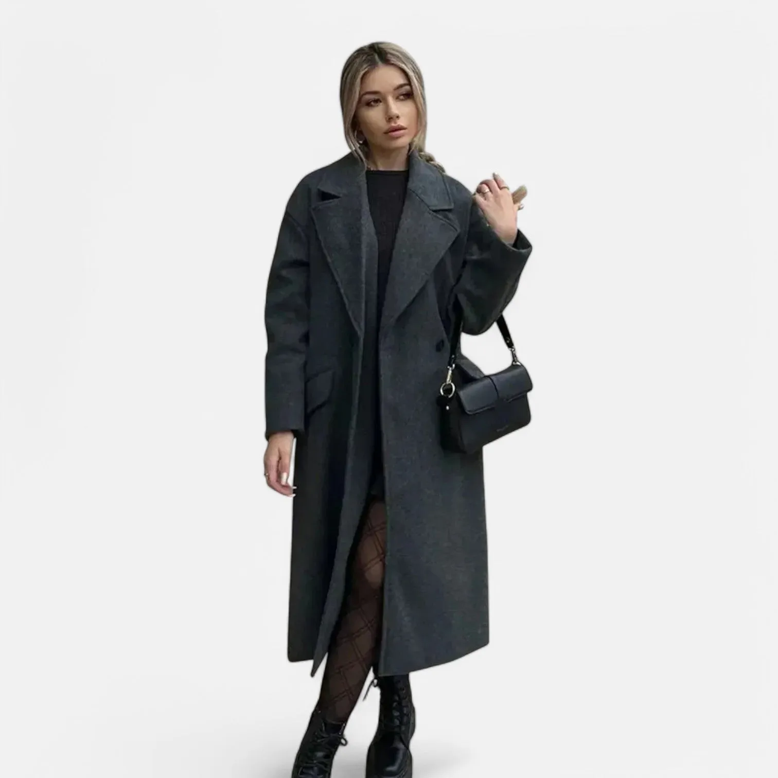 Monacogents | Double-Breasted Tweed Trench Coat