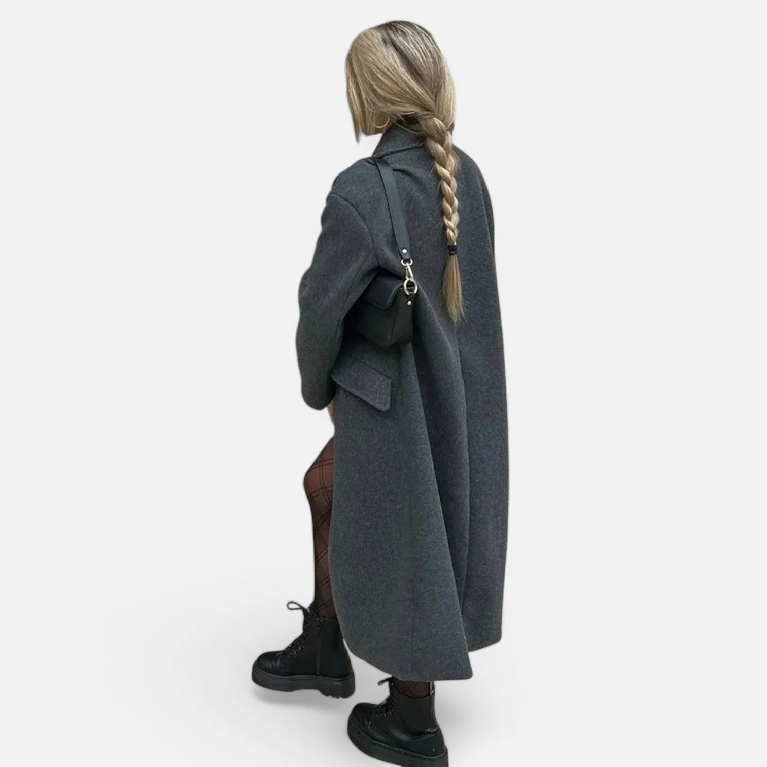 Monacogents | Double-Breasted Tweed Trench Coat