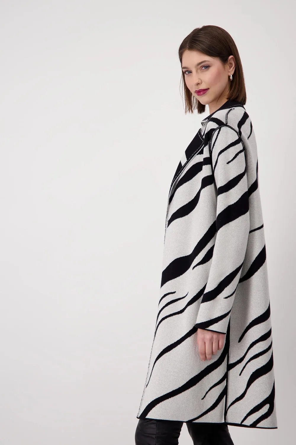 Monari Reversible Animal Print Jacket 807973