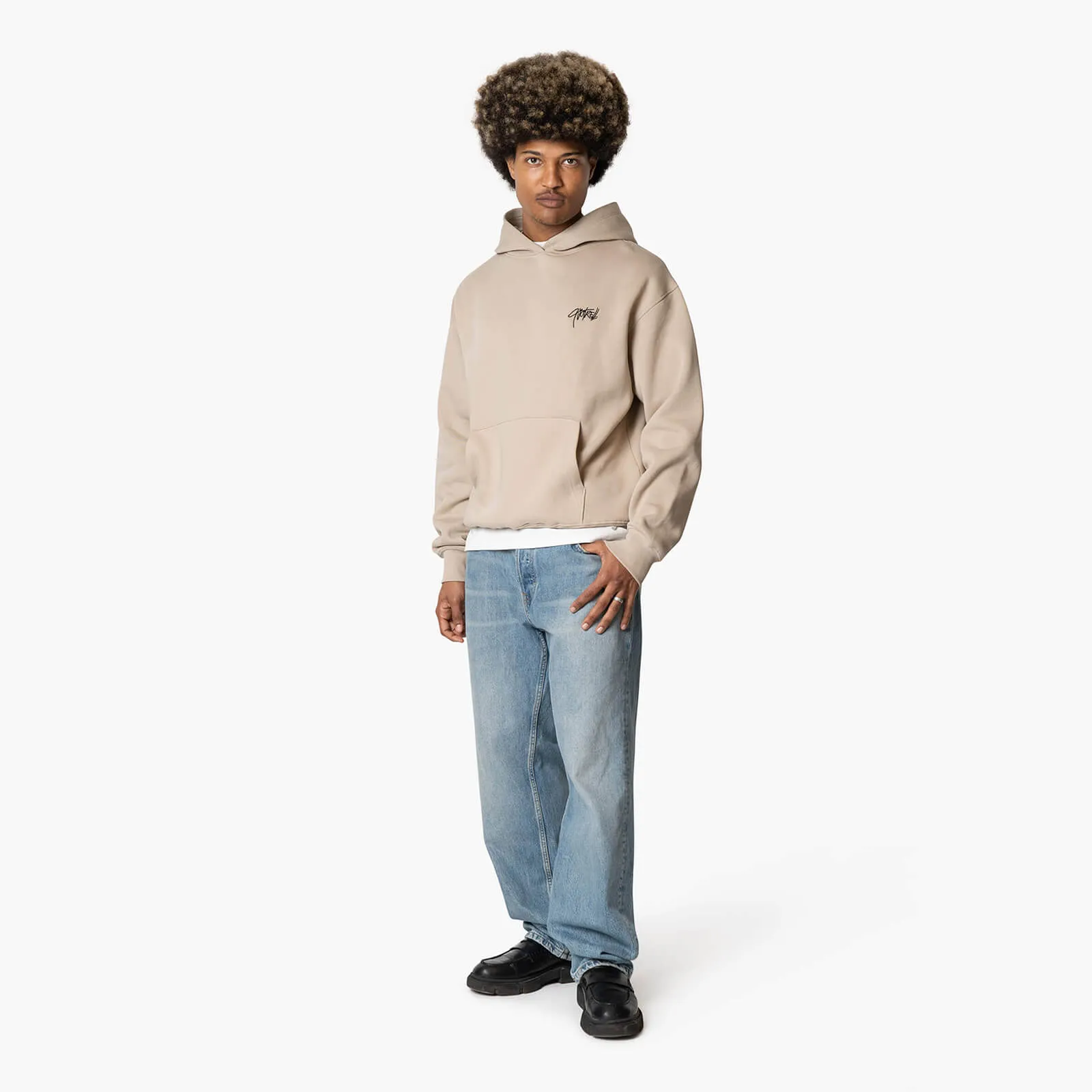 MONTEREY UNITY HOODIE | TAUPE/BLACK