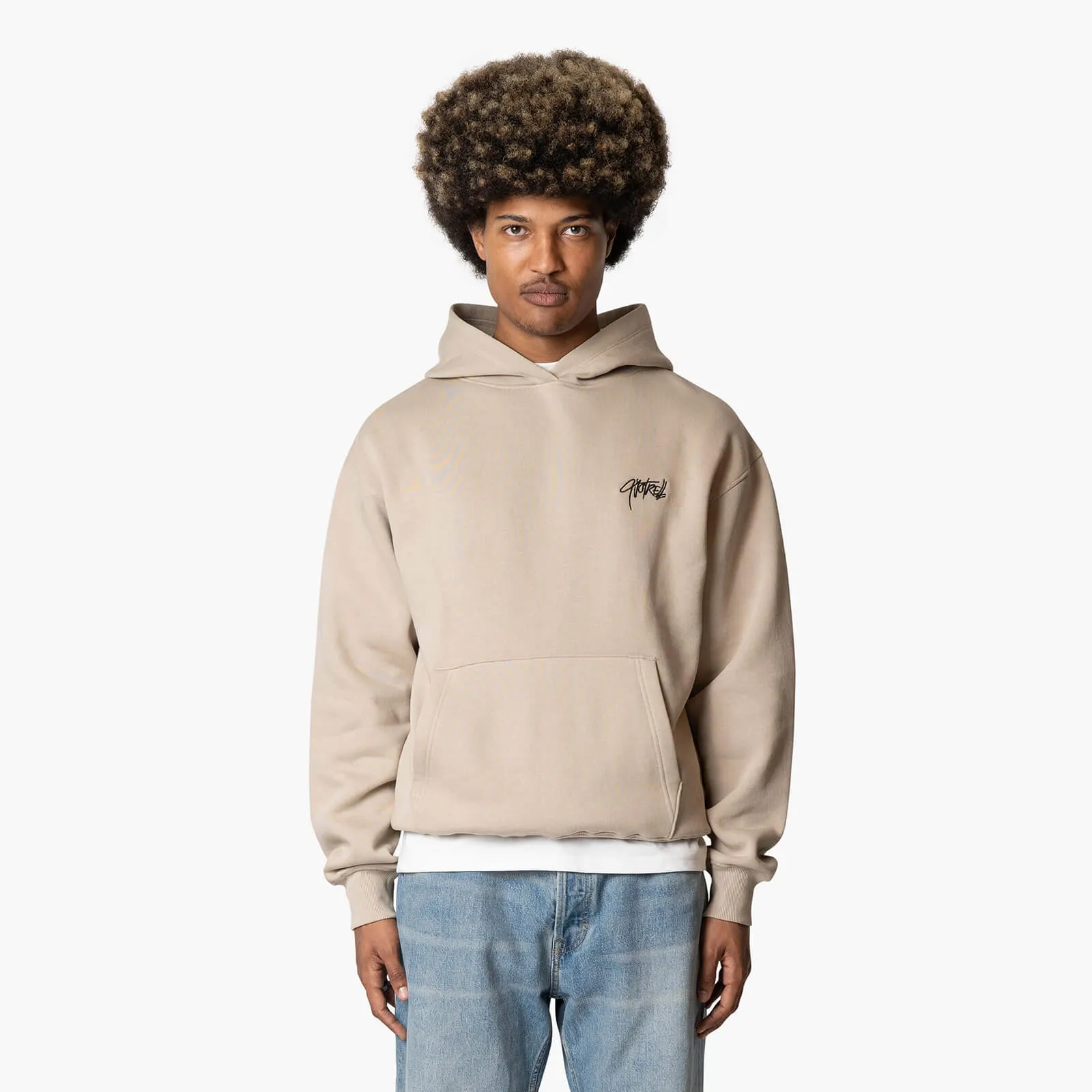 MONTEREY UNITY HOODIE | TAUPE/BLACK
