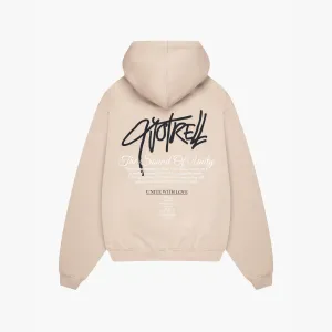 MONTEREY UNITY HOODIE | TAUPE/BLACK