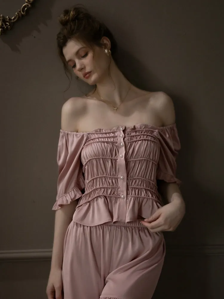 Moonmilk Ruffle Lounge Set