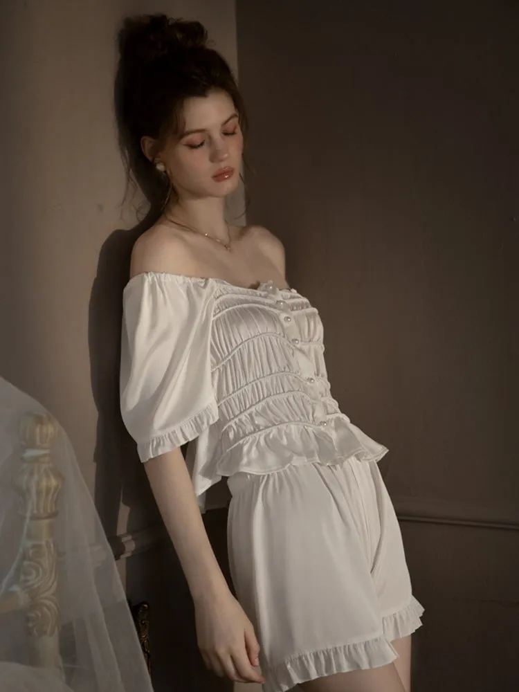 Moonmilk Ruffle Lounge Set