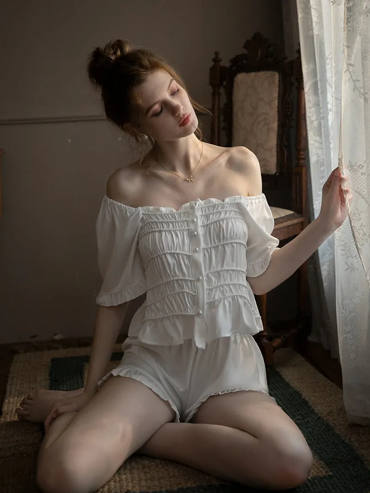 Moonmilk Ruffle Lounge Set