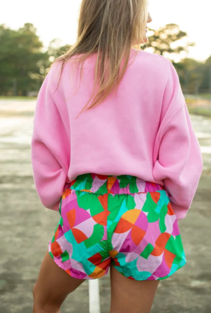 **MORE COLORS** Feelin Sporty Printed Smock Waist Skort
