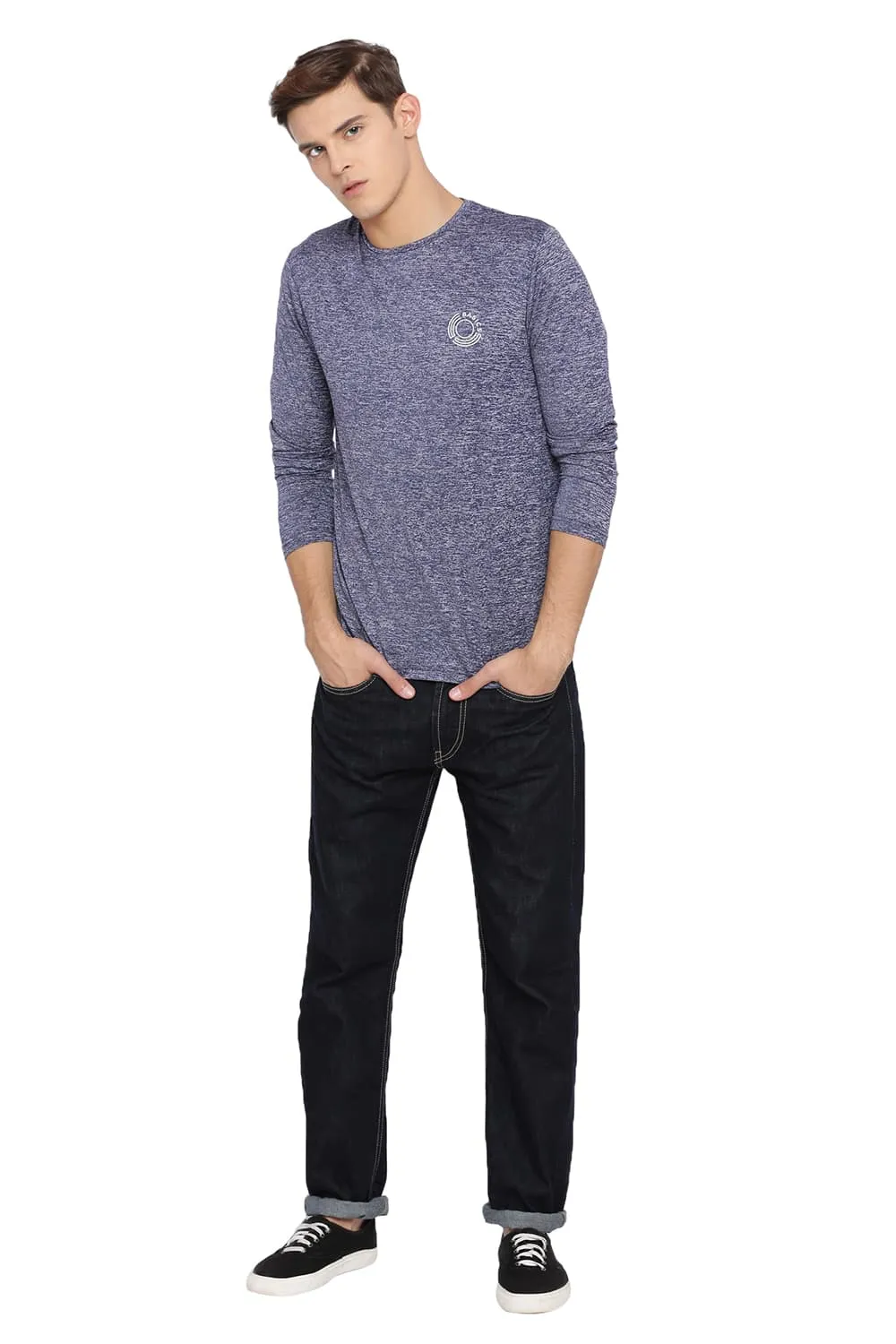 Muscle Fit Crew Neck T Shirt