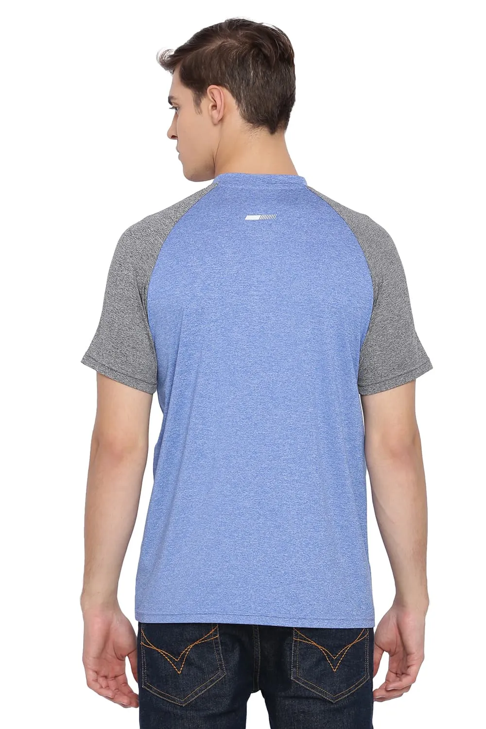 Muscle Fit Henley T Shirt