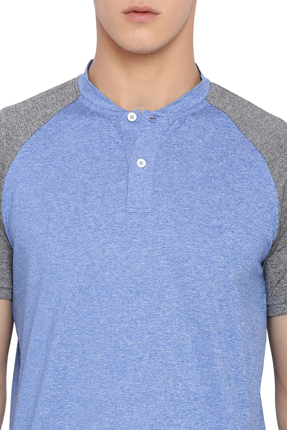 Muscle Fit Henley T Shirt