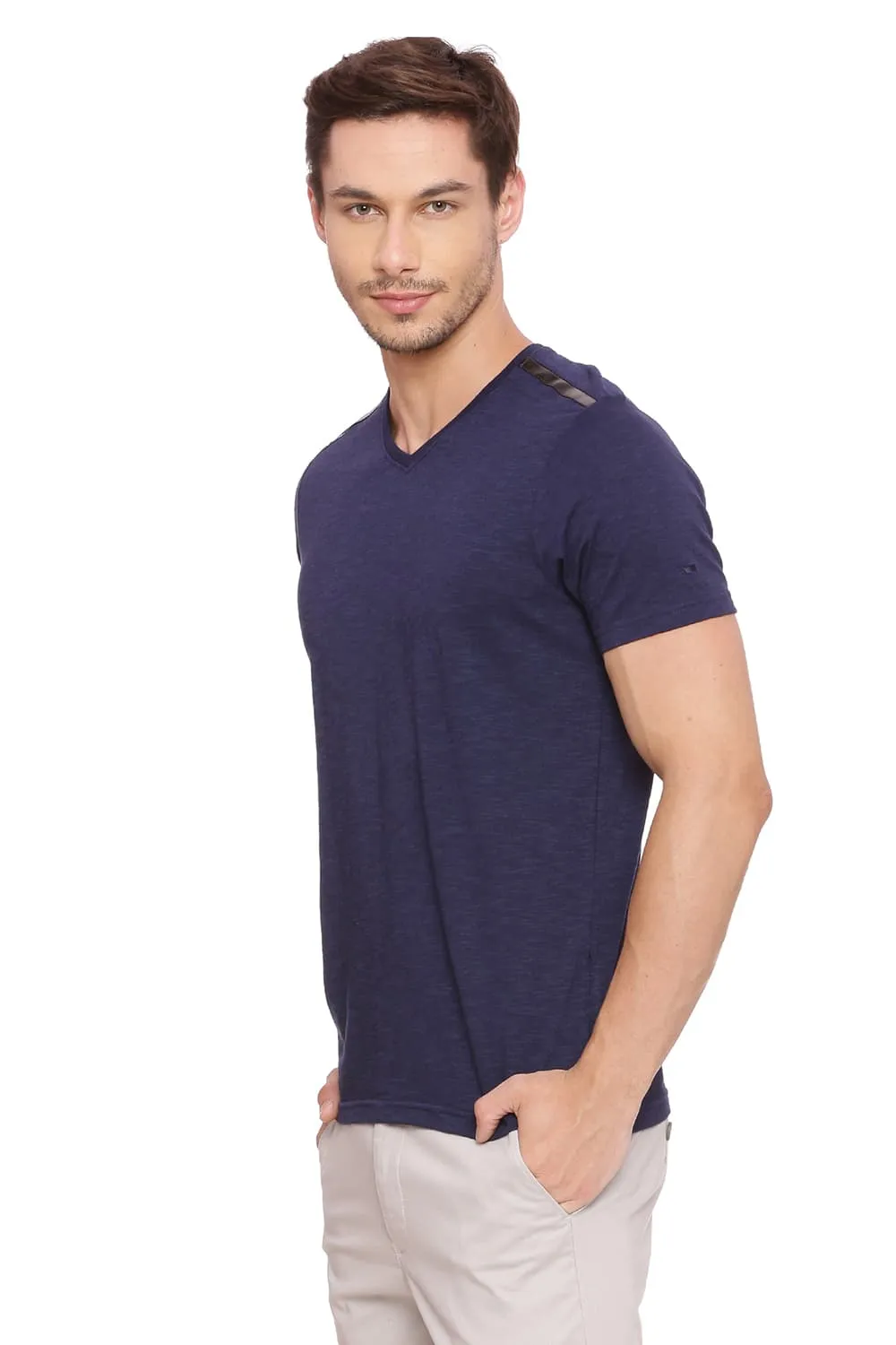 Muscle Fit V Neck T Shirt
