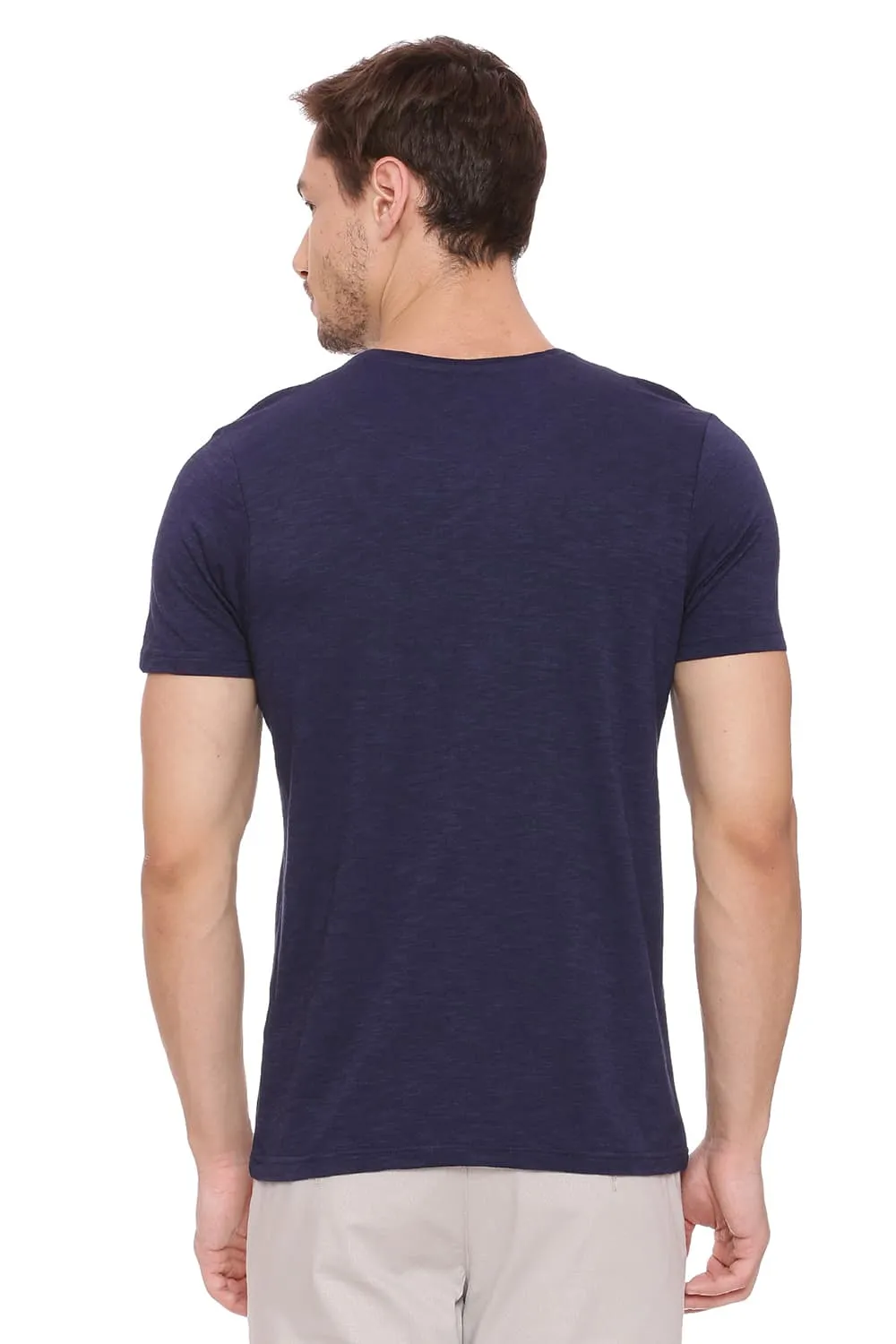 Muscle Fit V Neck T Shirt