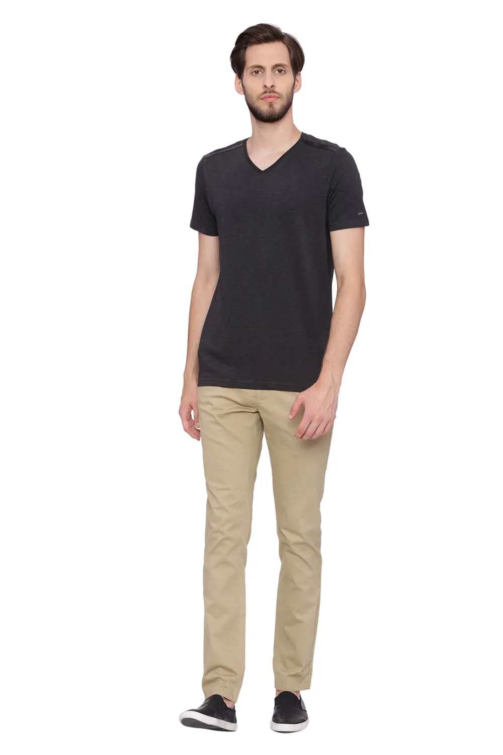Muscle Fit V Neck T Shirt