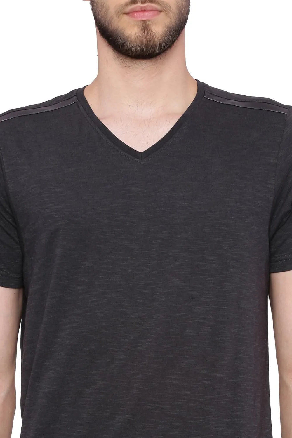 Muscle Fit V Neck T Shirt