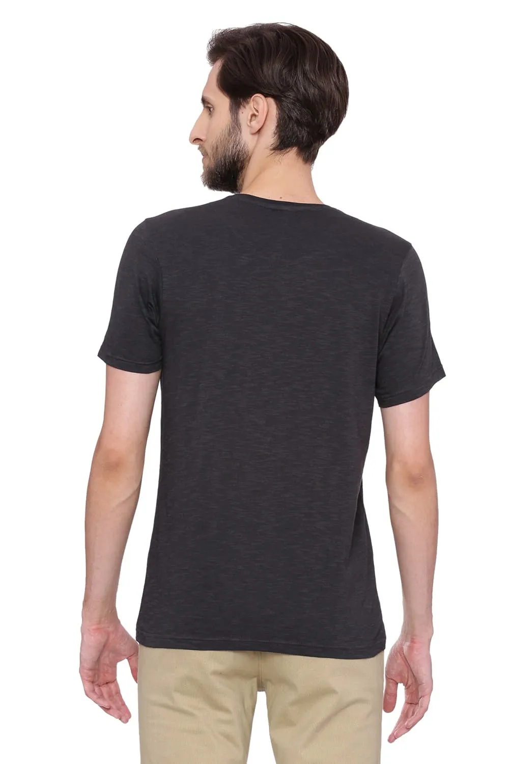 Muscle Fit V Neck T Shirt