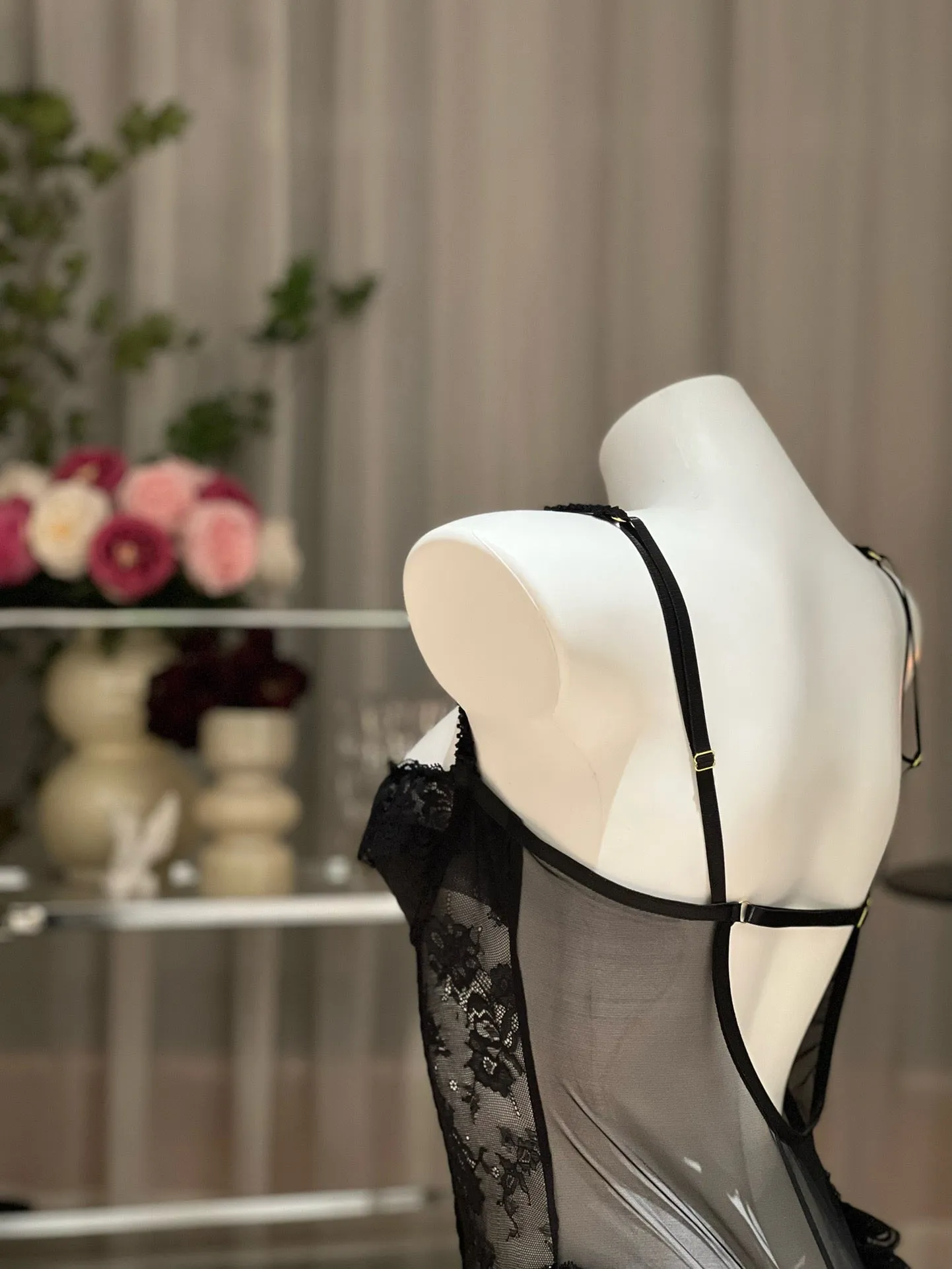 Mysterious Bunny Bodysuit Nightwear Lingerie
