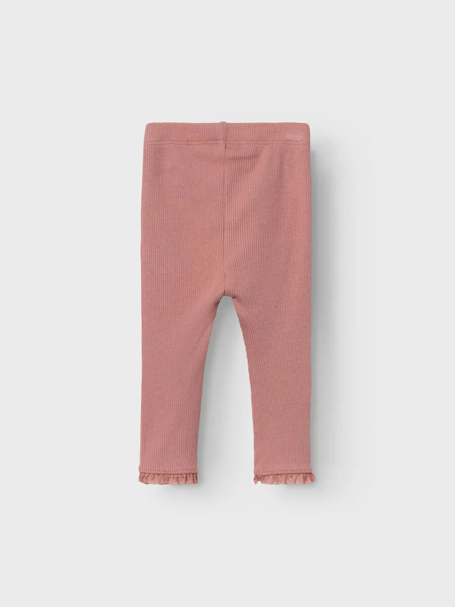 NAME IT | Baby Girl Rib Knit Leggings