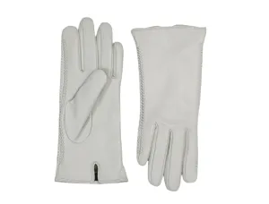 Nappa Leather Glove with Cashmere Overlay & Lining - Fog (M/L)
