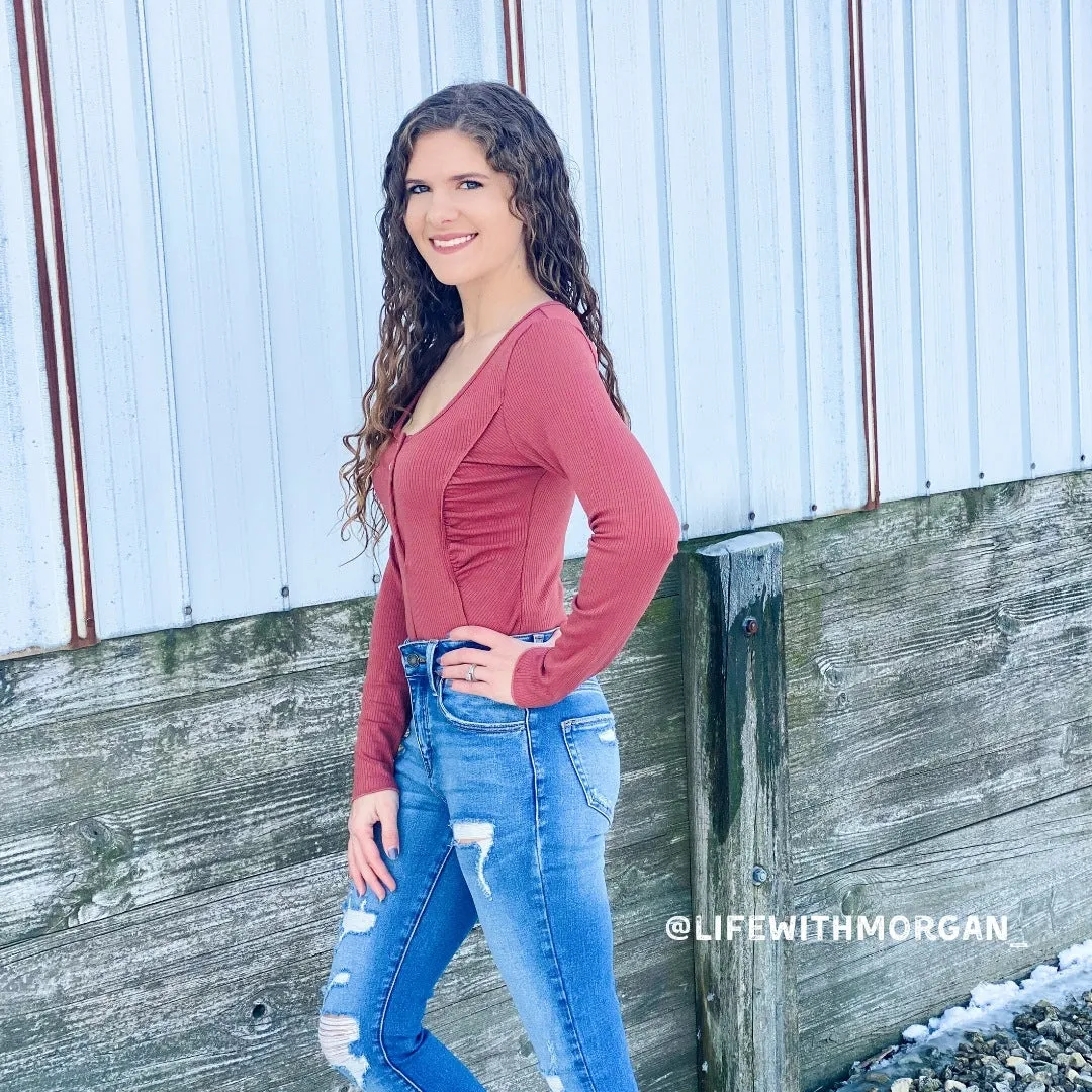 NATURE DENIM BY KANCAN NT3005M High Rise Skinny Jeans