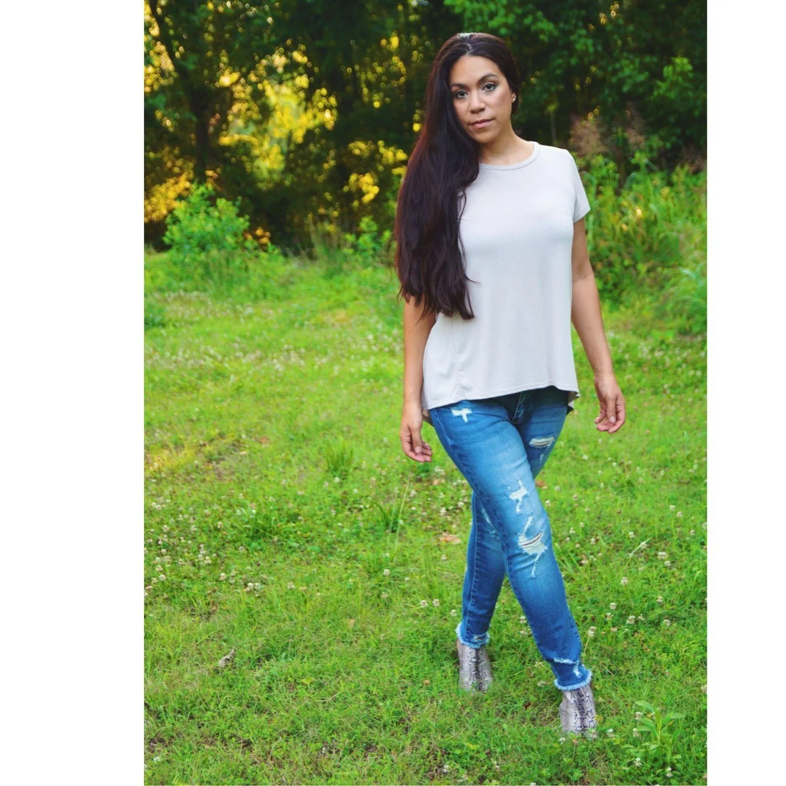 NATURE DENIM BY KANCAN NT3005M High Rise Skinny Jeans