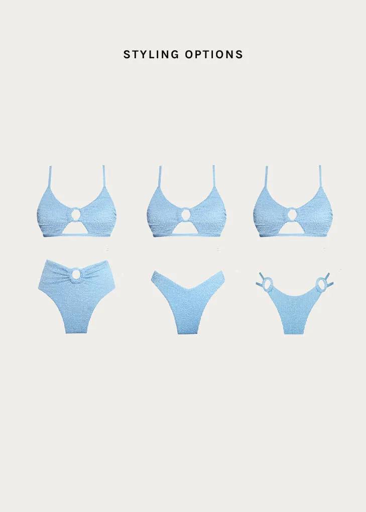 Nazaré Bikini Top | Blue
