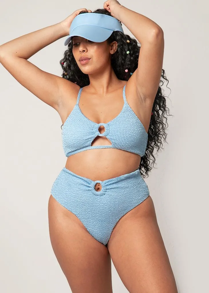 Nazaré Bikini Top | Blue
