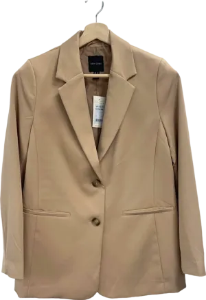 New Look Beige Tailored Blazer UK 12