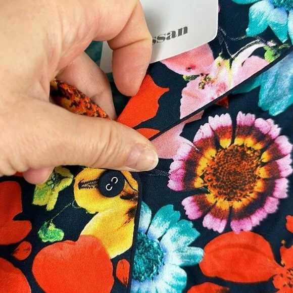 NEW SUSSAN Australian Brand Vibrant Floral Pajama Set Buttery Soft Luxury Sleep