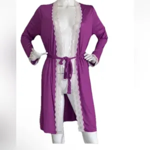 New  Women’s Eberjey Ultra Violet large Rope Sz Large
