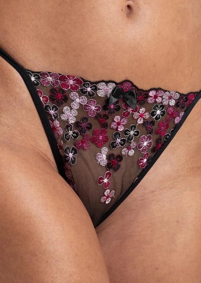 Night Garden Thong