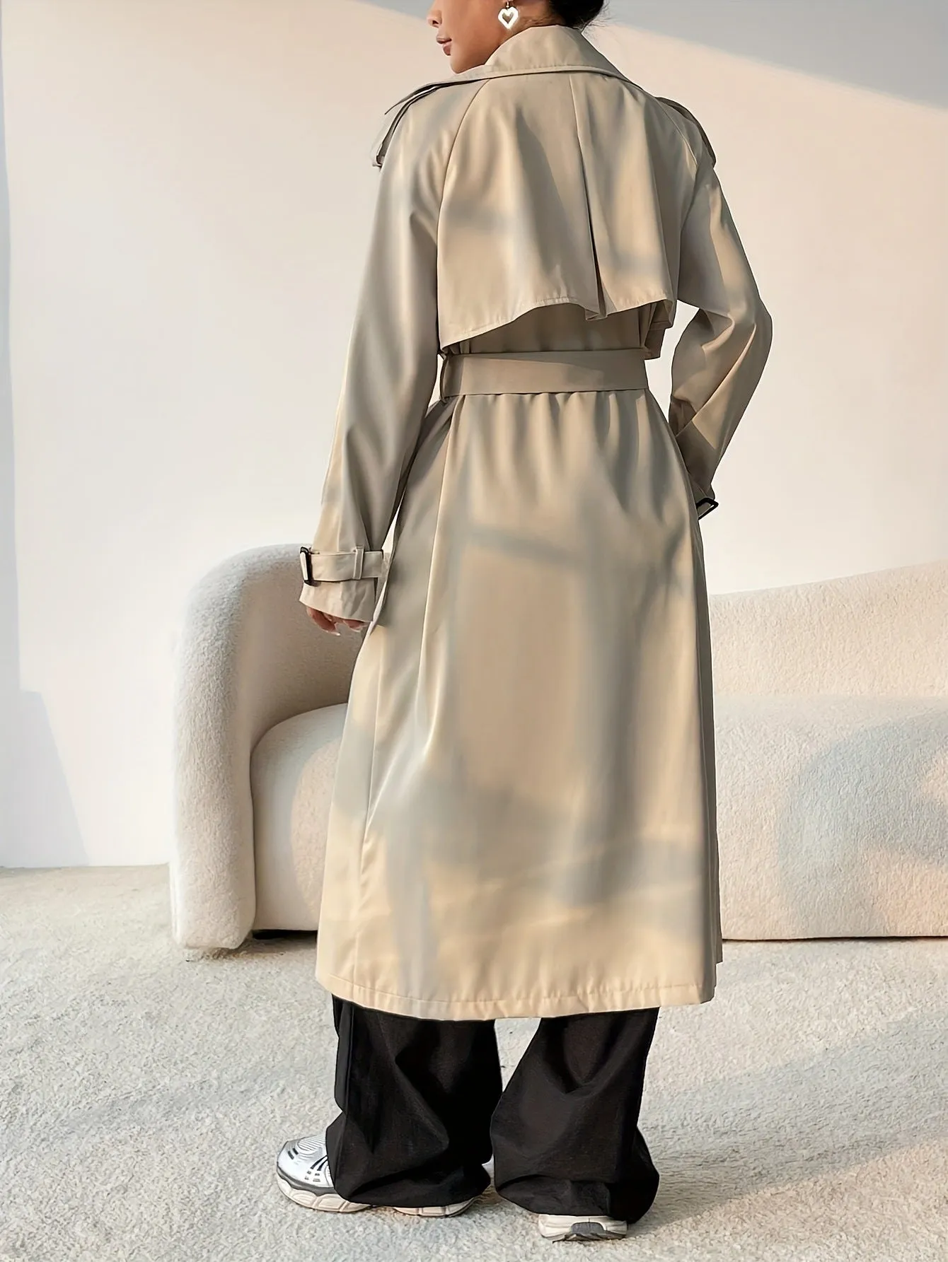 NOELE - Classic Belted Trench Coat
