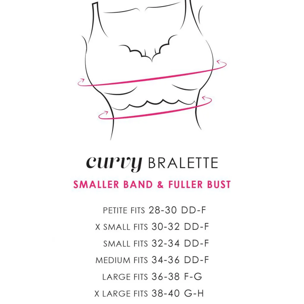 NSN Curvy Racerback Bralette (32-40 DD-H)